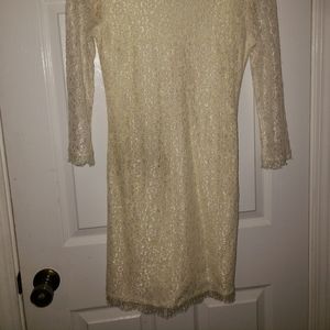 Cream THML dress